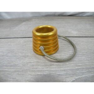 Vintage Lowe-France Tuber Original Tube Style Belay Device Descender Gold
